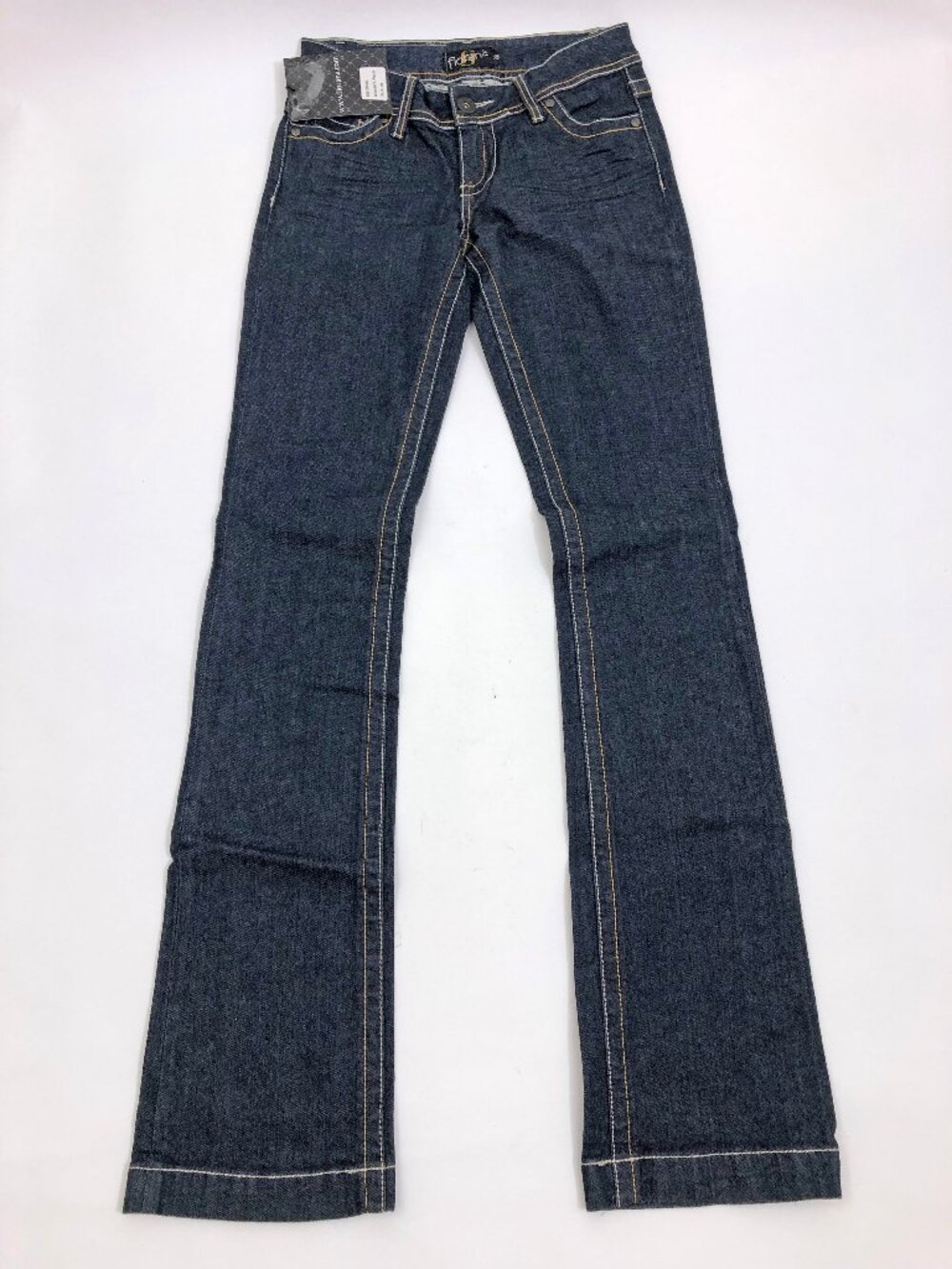 Fiorana Women's Size 26 Embroidered Hip Pockets Flared Legs 5 Pocket Style